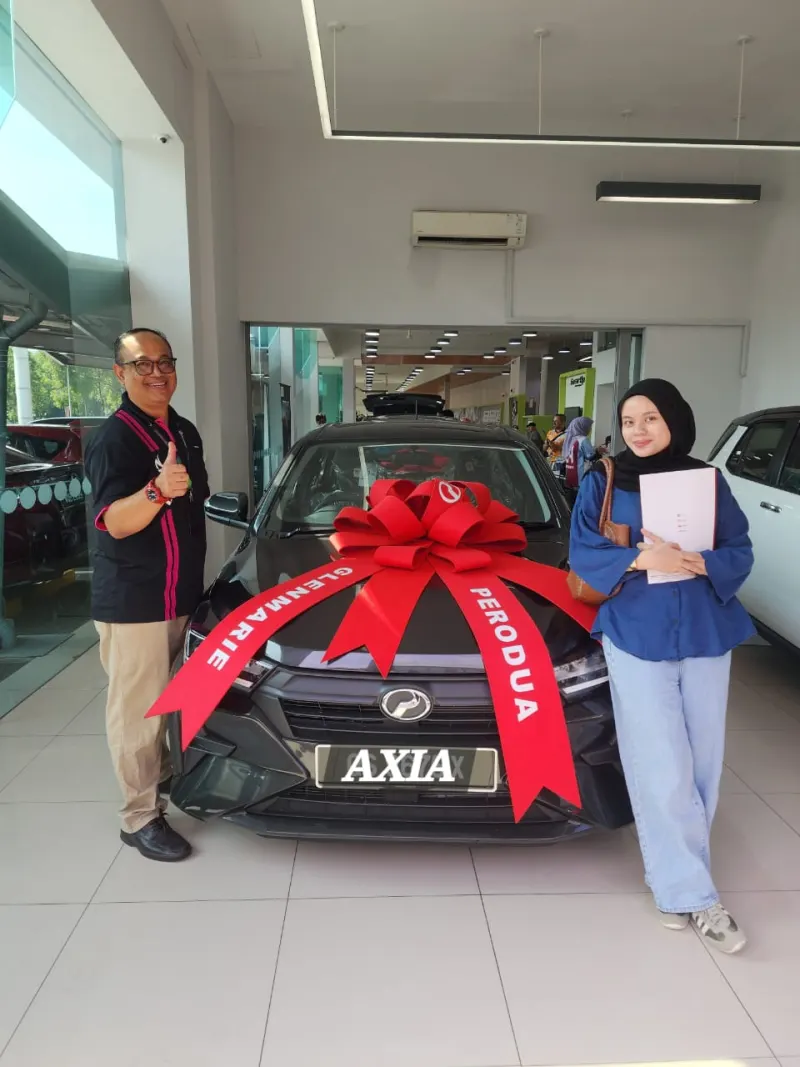 Happy Perodua customer delivery 2