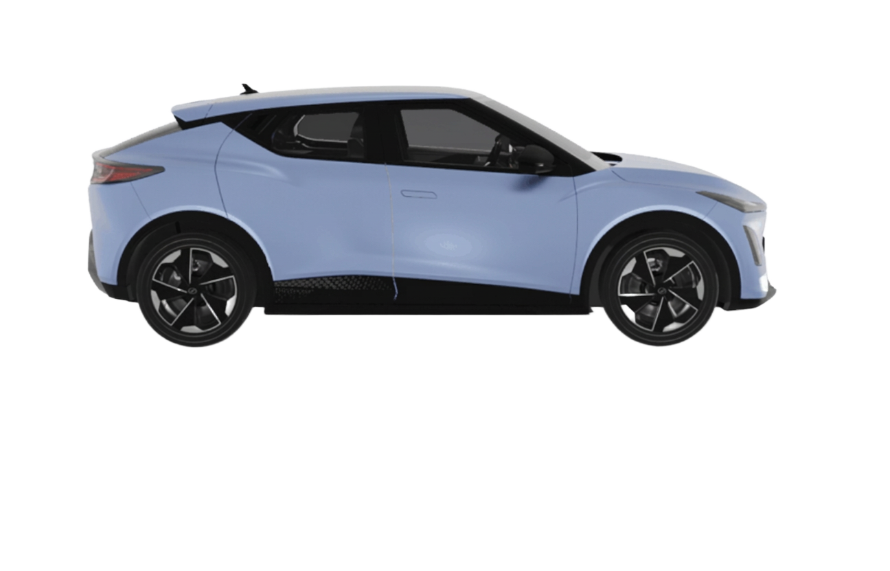 Perodua QV-E Ice Blue