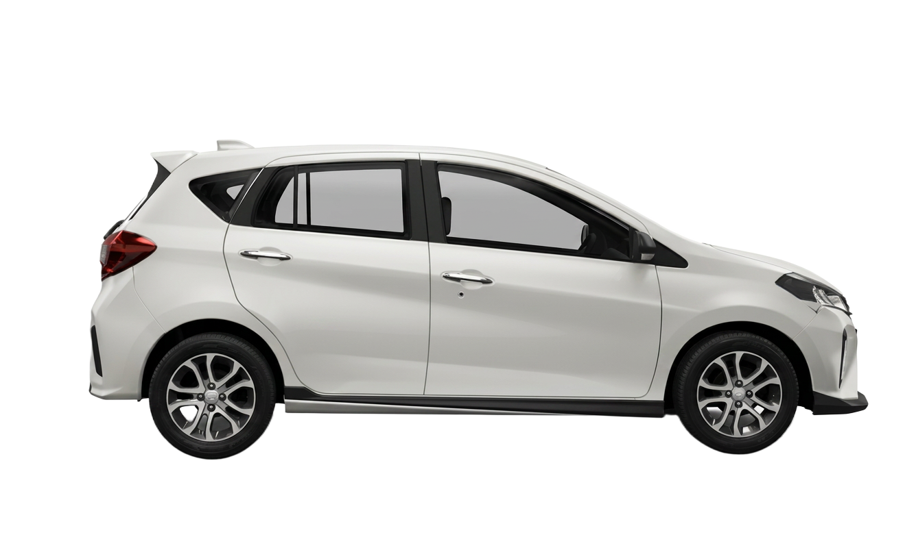 Perodua Myvi Ivory White