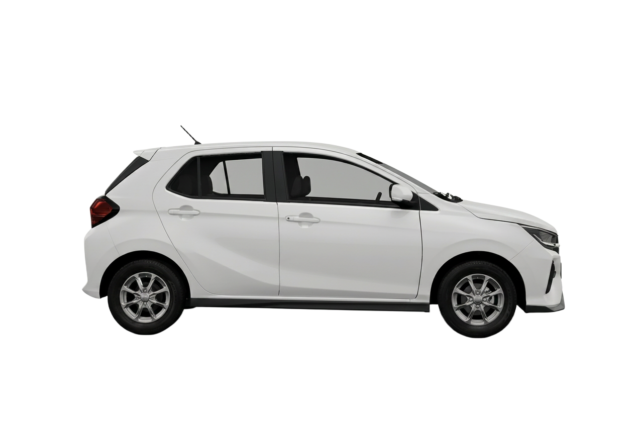 Perodua Axia Ivory White